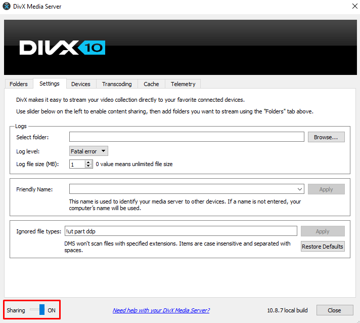 divx media server for mac